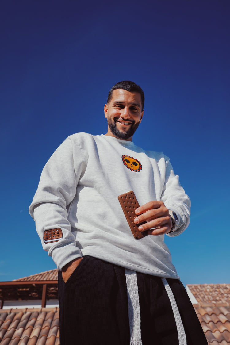 Ice-cream Malik Crewneck - NOMS LIFE