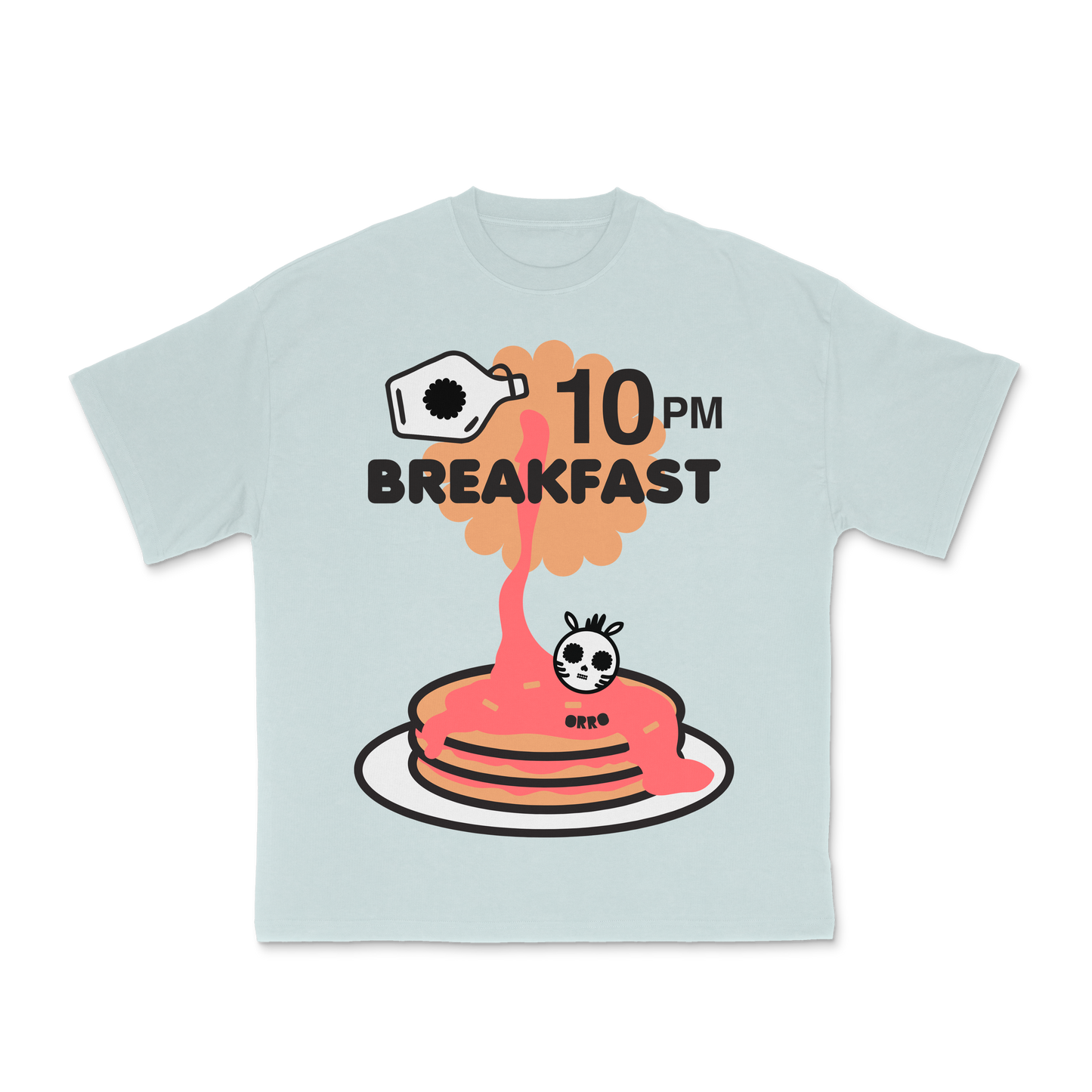 Orro ‘s Pancakes Acid Wash T-shirt - NOMS LIFE