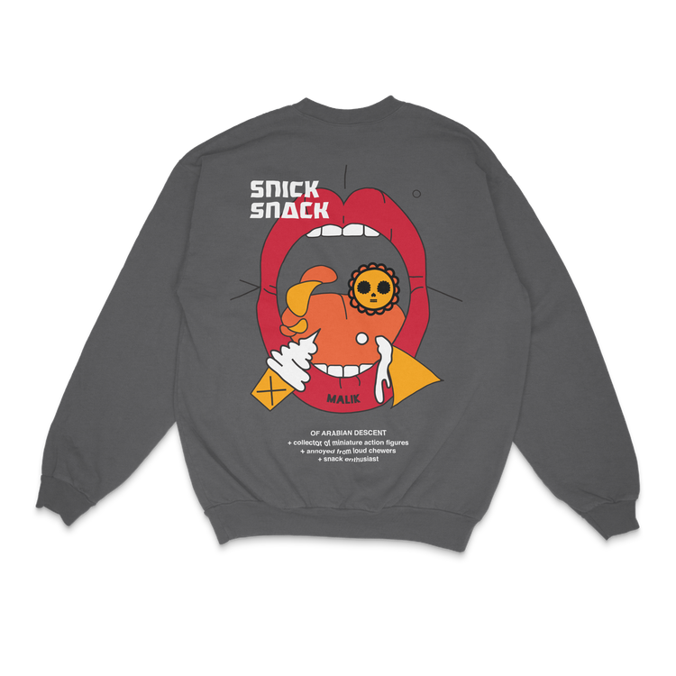 Malik Secret Snick Snack Crewneck - NOMS LIFE