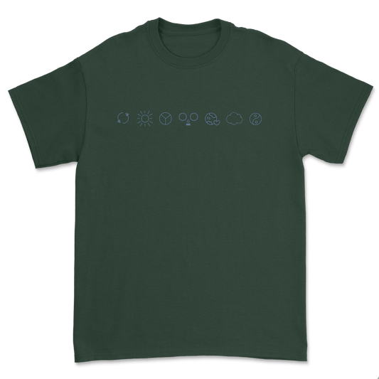 Mindfulness T-shirt [forest] - NOMS LIFE