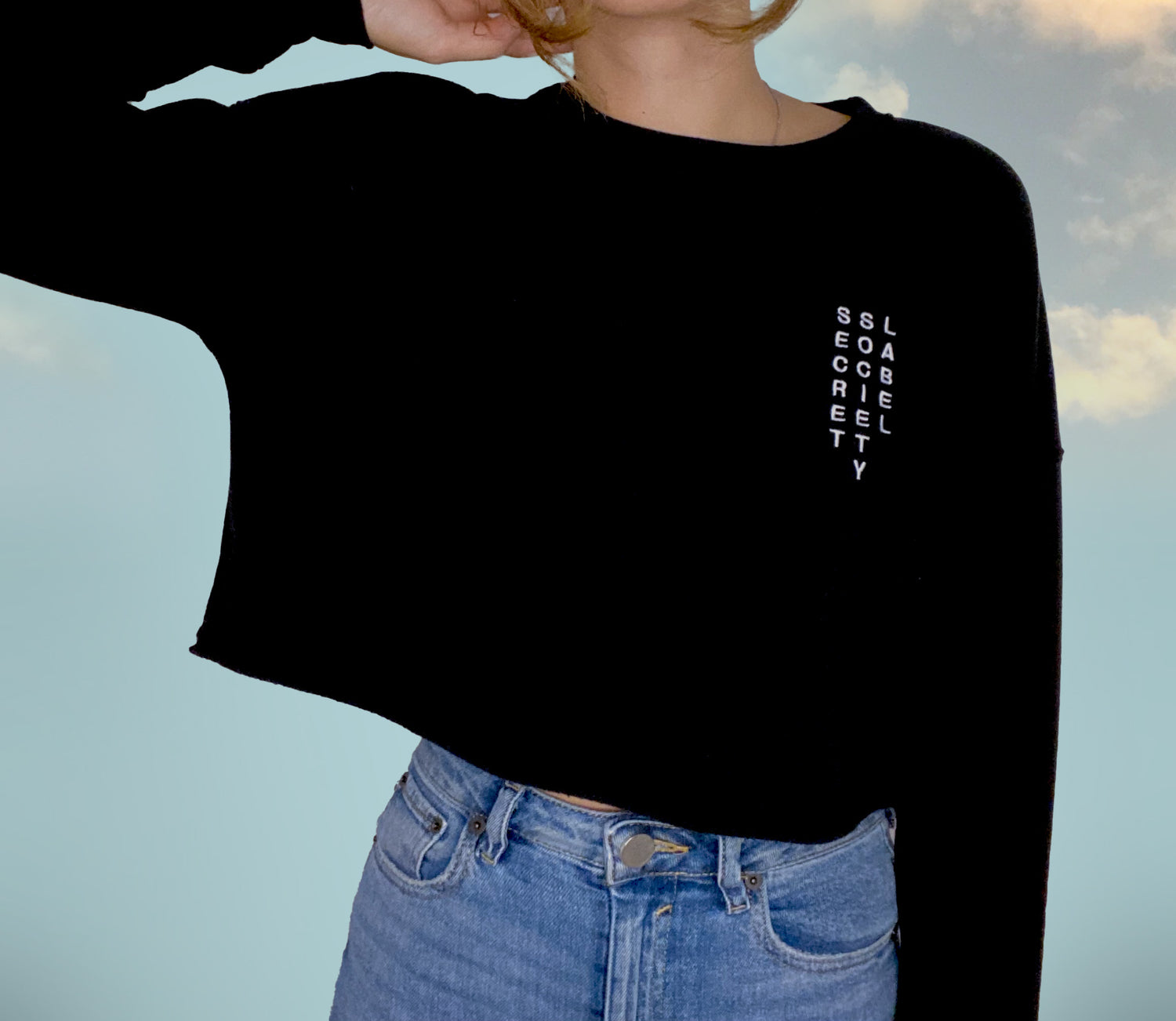 Supersoft Coded SSL Cropped Sweater - NOMS LIFE