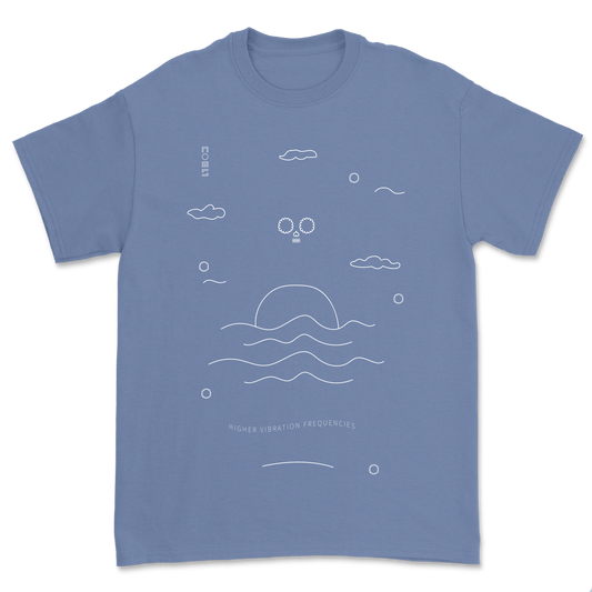 Frequencies T-shirt [flow blue] - NOMS LIFE
