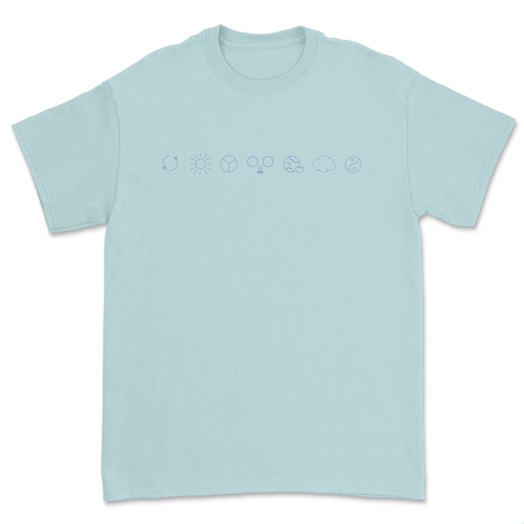 Mindfulness T-shirt [pastel sky] - NOMS LIFE