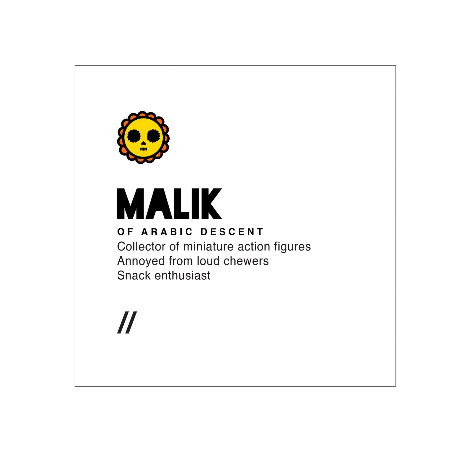 Malik [I-D Sleeve] T-Shirt - NOMS LIFE