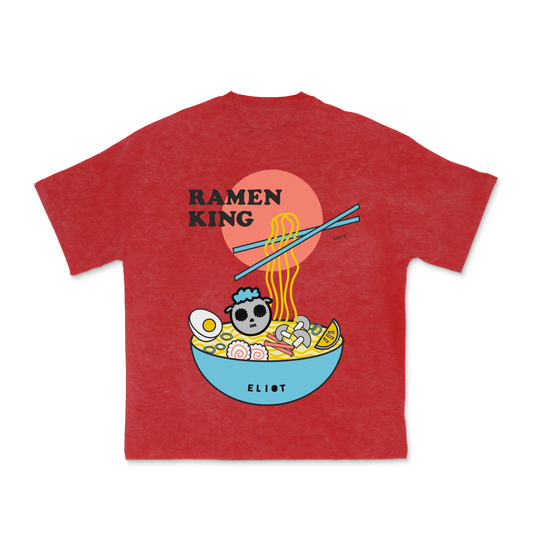 Ramen King Eliot Acid Wash T-shirt - NOMS LIFE