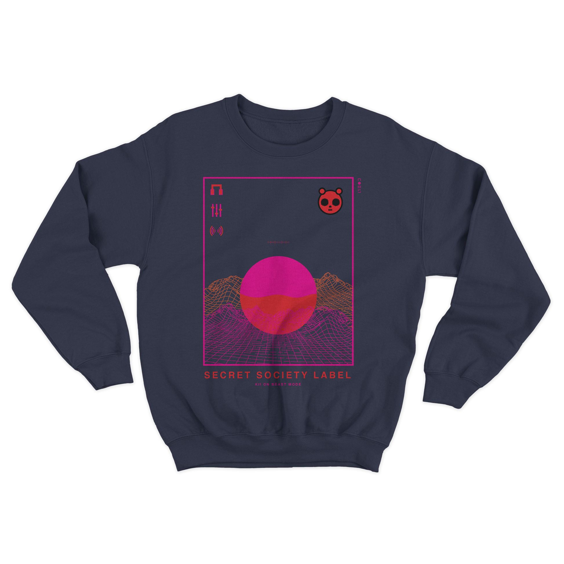 Kii Beats Sweater [navy] - NOMS LIFE