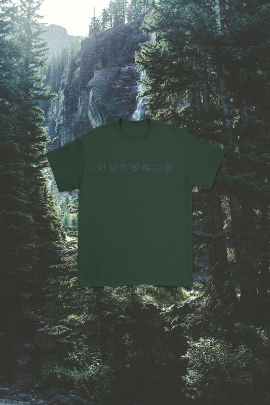 Mindfulness T-shirt [forest] - NOMS LIFE